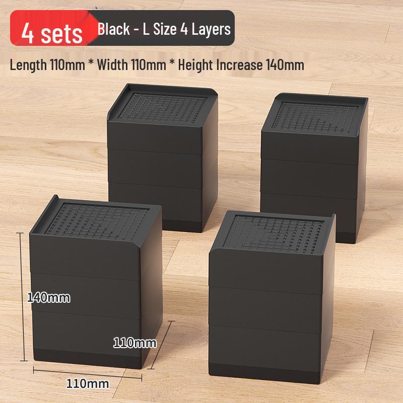 Universal Furniture Heightening Pads: Nail-Free, Stable, Moisture-Proof for Tables & Chairs