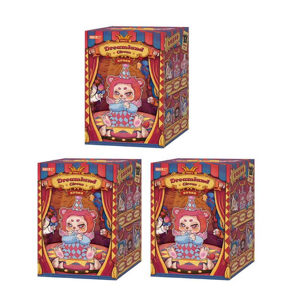 Latest Cino Dreamland Circus Collection Line Timeshare Kawaii Polyvinyl Chloride Material Plush Blind Case Adorable Figure Girl Pendant Decoration