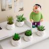 Artificial Succulent Mini Potted Plant Set