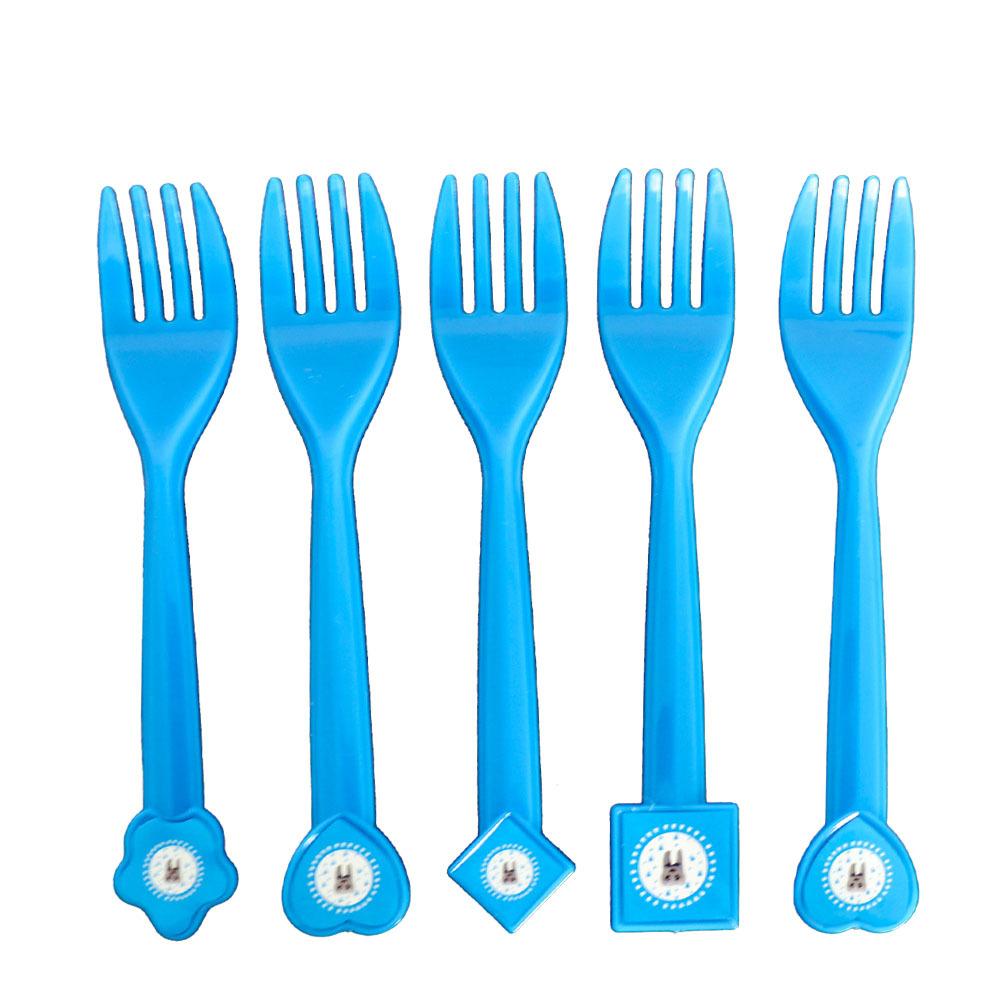 Blue Teeth Birthday Party Supplies Disposable Tableware Paper Plates Paper Cups Paper Towels Girls Birthday Party Decorations Styling