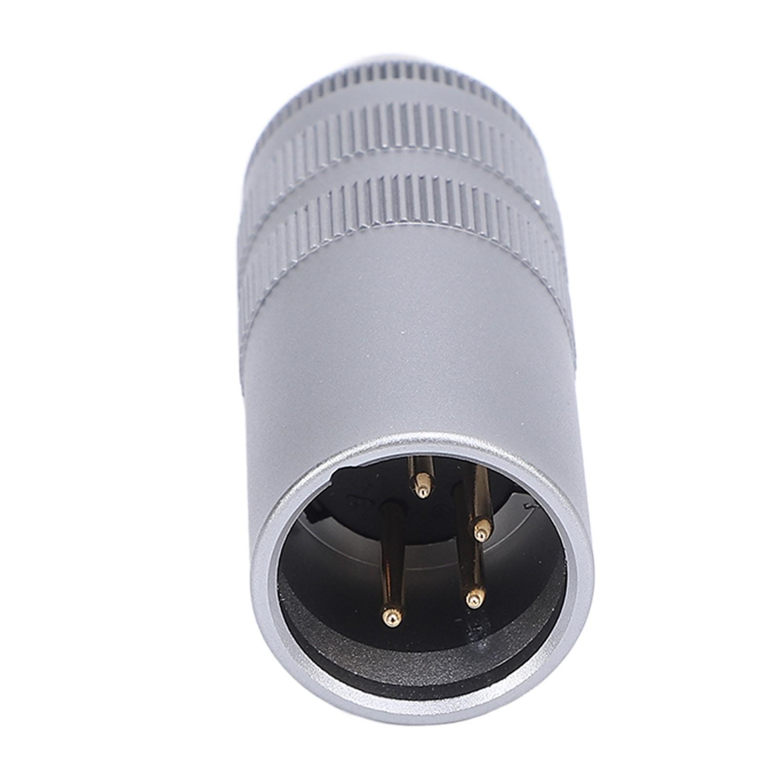 

4-контактный разъем XLR «папа» Металлический XLR «папа» на 3,5 мм Балансный микрофонный адаптер «мама» для микшеров