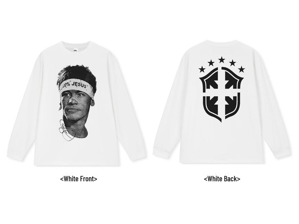 Neymar American Football Gewaschenes Retro T-Shirt - Herren Kurzarm Used Look