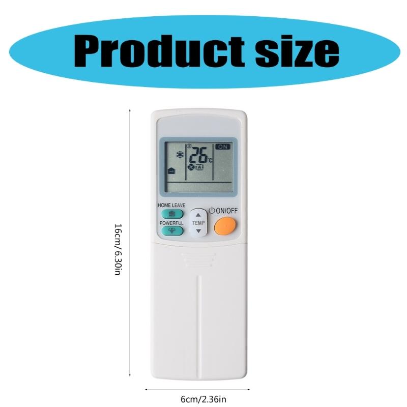 Air Conditioner Remote Control Replacement For Models ARC433A1/ARC433A75/ARC433A83/B46/B70/B71