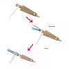 30pcs 3.4cm 3.7cm 4.1cm Embroidery Cross Stitch Needles Hand Sewing Needles Gold Eye  With Threaders Home DIY Sewing Accessories