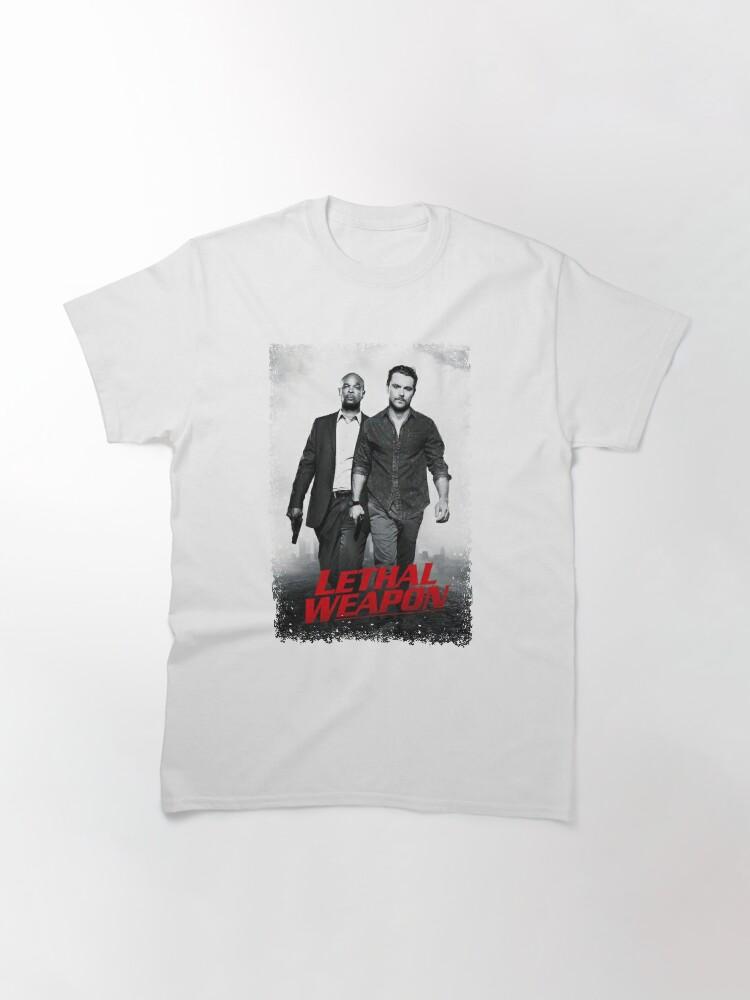 Lethal Weapon Action Movie American Police Motivational Lethal Weapon Buddy Cop Retro Wave Classic T-Shirt