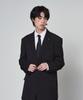 Hyoji Tip Pinched Overfit Blazer (Black)