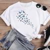 Oblečení Léto Dragonfly Sweet Dandelion Trend Roztomilé grafické tričko s potiskem Dámské Dámské tričko Tričko Ležérní Dámské módní tričko s krátkým rukávem