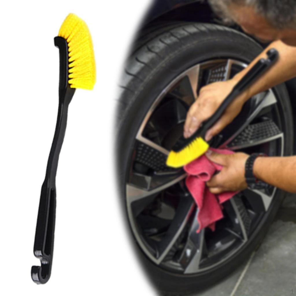 Wheel Brushes for Cleaning Car Wash Brush Rim Durable and Fenders Stiff Tire