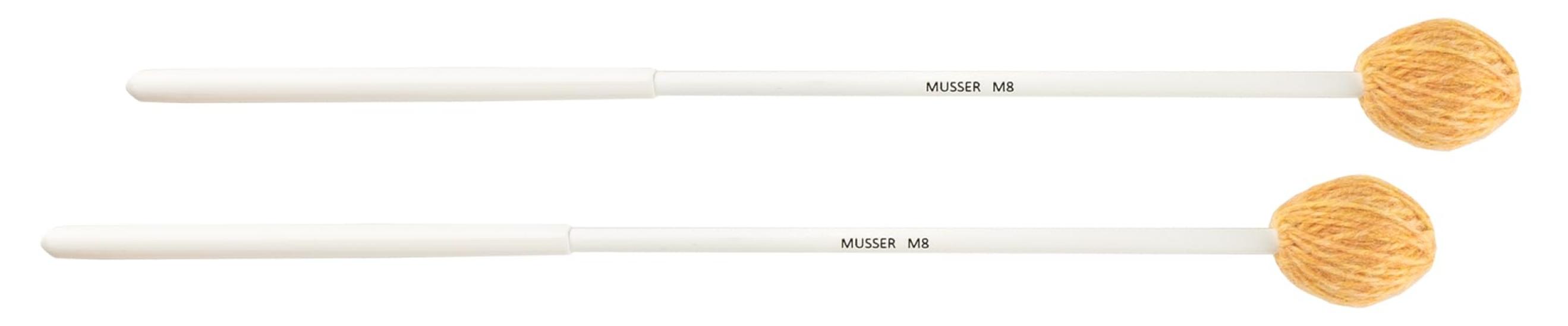 

Masser Two-Step Handle Mallet M-8 [for Marimba] 1-inch Yarn Head, Medium Soft, Yellow