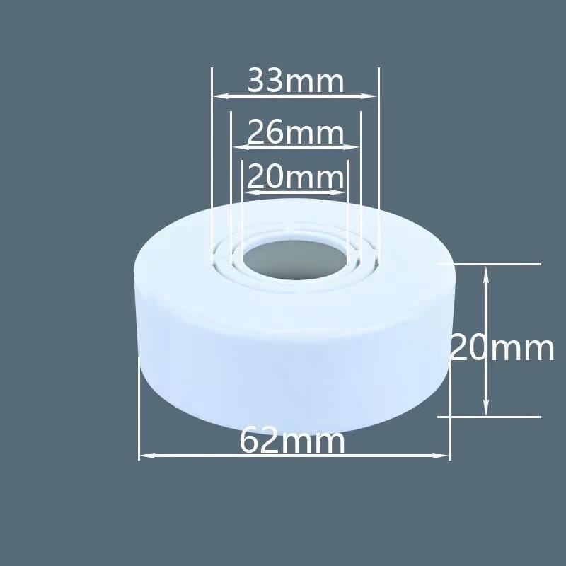 Abs Water Pipe Connector Shower Faucet Decorative Cover Adjustable Wall Heighten Angle Valve Panel For Tap Accessories