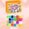 Fuse Beads Kit - 72 Colors 5mm Fuse Beads Set with Pegboards, Ironing Papers and Accessories, Fuse Beads 3 Boxes, DIY Craft Kits for Kids, Arts and
