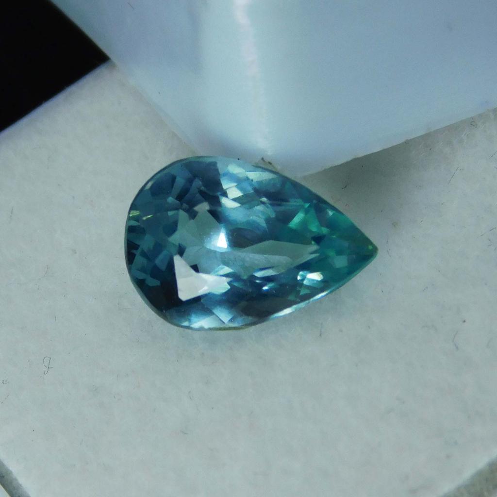 Natural Montana Sapphire Pear Cut 1 Ct Loose Gemstone Ring Size Gem