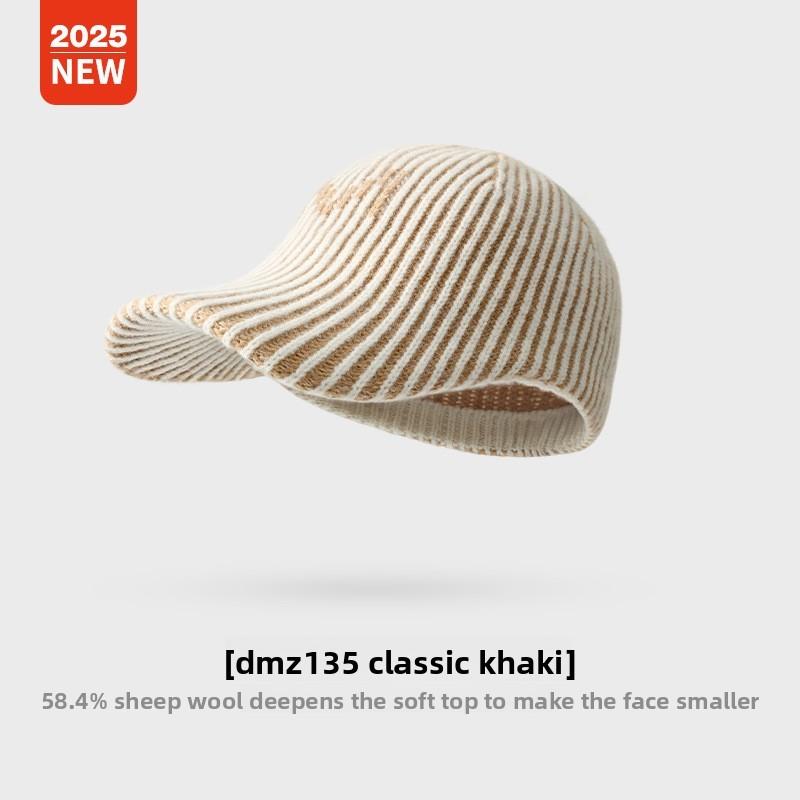 

Autumn Wool Knitted Cap With Windproof And Breathable Features For Women Khaki