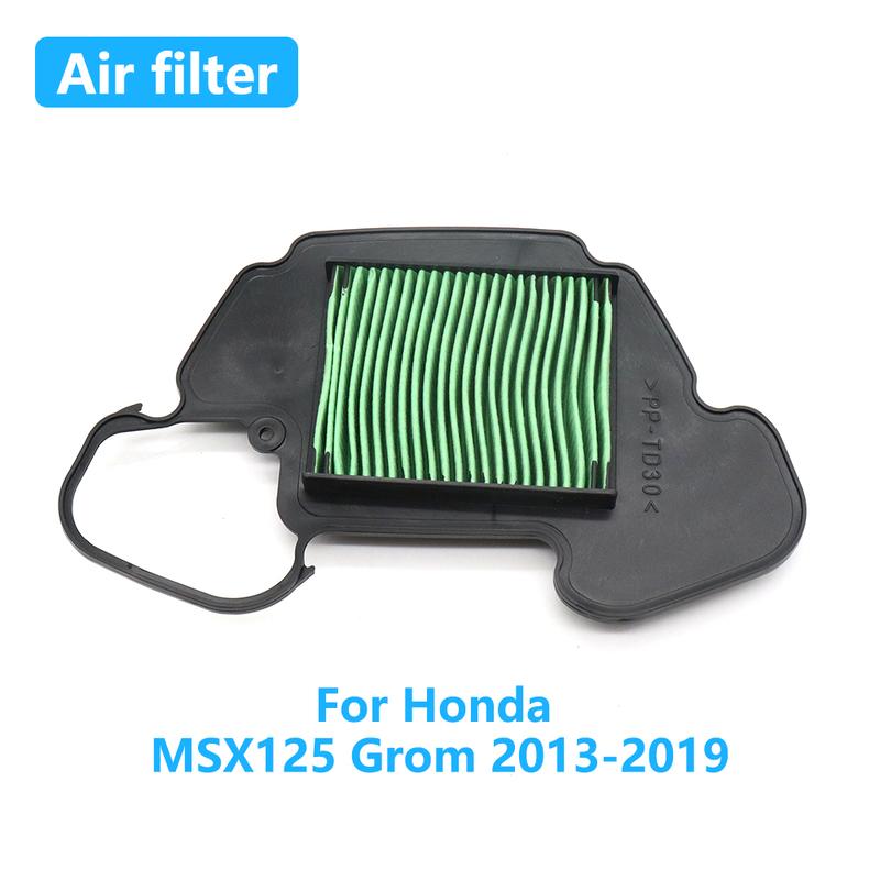 For Honda MSX 125 MSX125 Grom 2013- Motorcycle Air Filter Engine Intake Cleaner Element Replacement