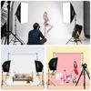 PULUZ 50x70cm Studio Softbox + 2m Tripod Mount + Single 220V E27 30W 5700K White Light LED Bulb Photography Kit