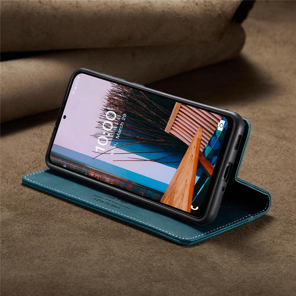 Luxury Genuine Leather Magnetic Wallet Flip Case for Samsung Galaxy M53 M33 M13 M32 M31 M12 M23 Card Slot Stand Shockproof Foldable Protection Cover