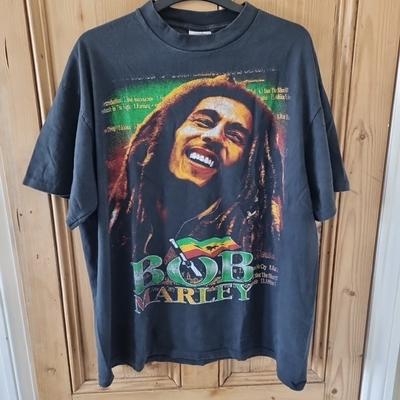 Bob Marley Vintage Grafikdruck T-Shirt XL Grafikdruck The Wailers Reggae