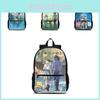 Suzume No Tojimari Nylon School Bag With Front Pocket For Primary School Use