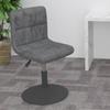 Day & Night - Day & Night Dark Grey Velvet Swivel Kitchen Stool