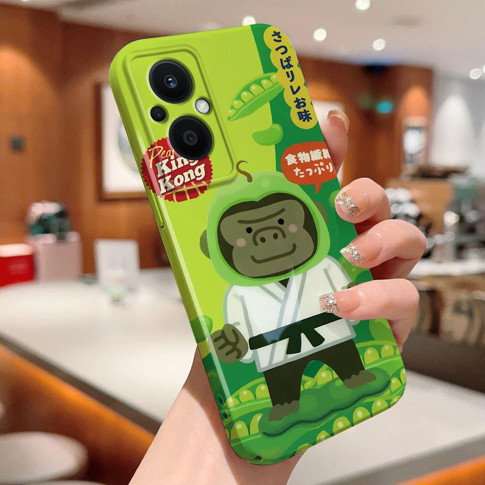 All-inclusive Film Handyhülle Cartoon Mode Design Hartschale Vollabdeckung Kameraschutzhülle für OPPO A60 A96 Reno12 Realme C53 C75