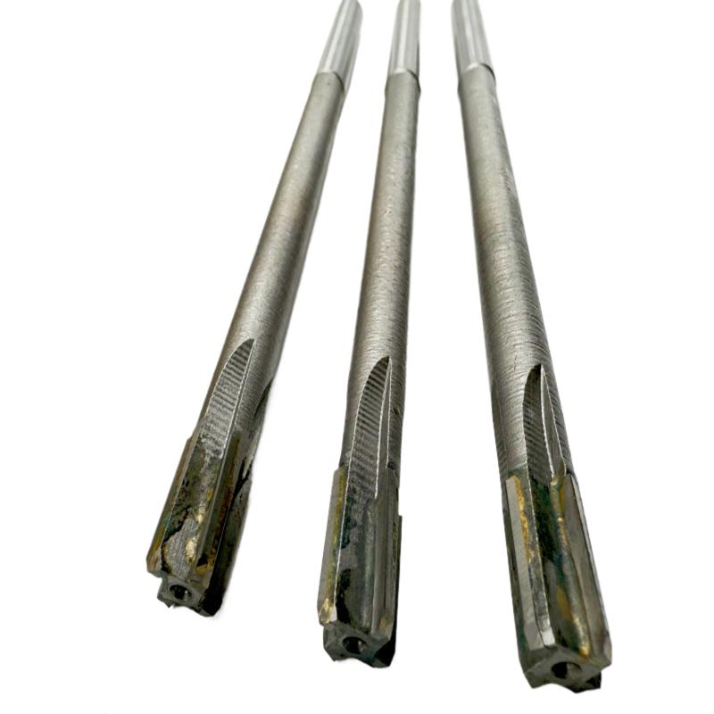 YG8 welding tungsten steel head straight shank lengthening machine reamer 200/300mm, alloy inlaid lengthening reamer 4-20mm