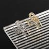 Pin Exquisite Elegant Korean Style Ear Cuff Women Jewelry Zircon Ear Clip Paper Clip Style Earring