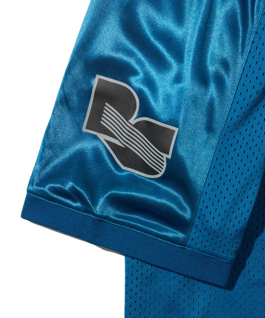 PHYPS MOTORCYCLE Original Wing Logo Mesh T-Shirt Blue Green