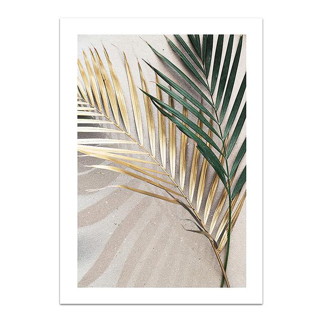 

Пальмовые листья, растительное искусство, холст, живопись, алоэ, ботанические постеры и принты, модульные настенные панно для гостиной, украшения дома 21cm×30cm No Frame