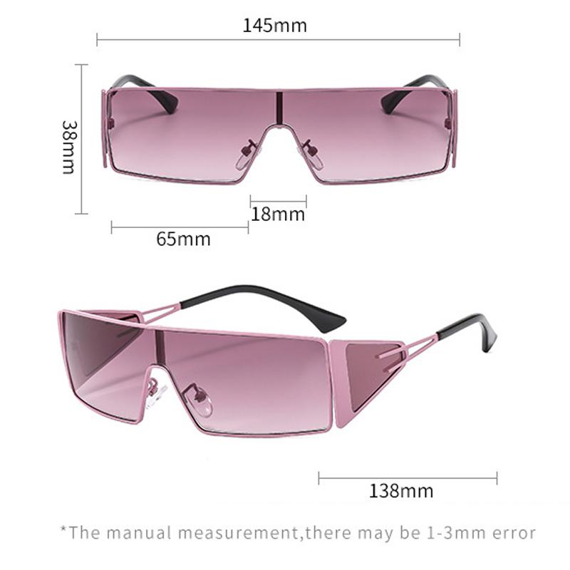 New Metal Fashion Future Technology Sense Sunglasses Sunglasses Trendy Fashion Glasses