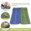 Customised Inflating Camping Air Mattress Foot Pump TPU Ultralight Sleeping Mat TPU Folding Sleeping Pad for Hiking Tent Outdoor