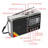 FM/AM/SW Full Band Portable Radio with 3.5mm Headphone Jack Broadcasting Player Radio Battery Operated Support TF Card for Elder