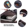 Men's Motorcycle Bag Waterproof Portable Canvas Motorcycle Drop Leg Bag Multifunctional Outdoor Sport Riding Waist Shoulder Bag