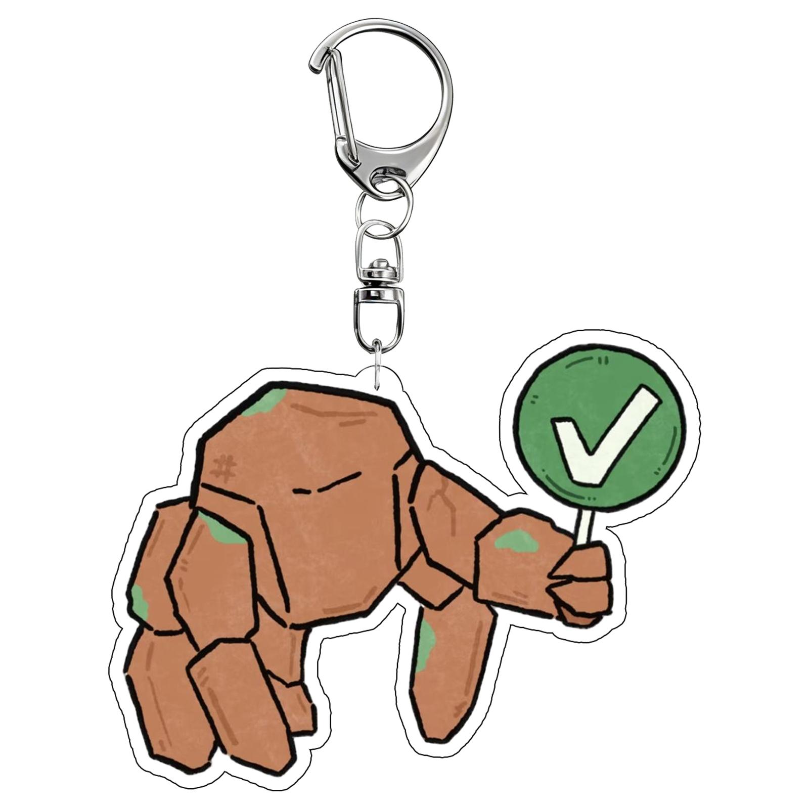 

5cm Movie-themed Keychain, Perfect As A Gift For Family And Friends One Size зелёный