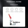 Feb.1Pcs Hand Tool Toggle Clamp Vertical Clamp Stroke Push Pull 301AM GH-301AM