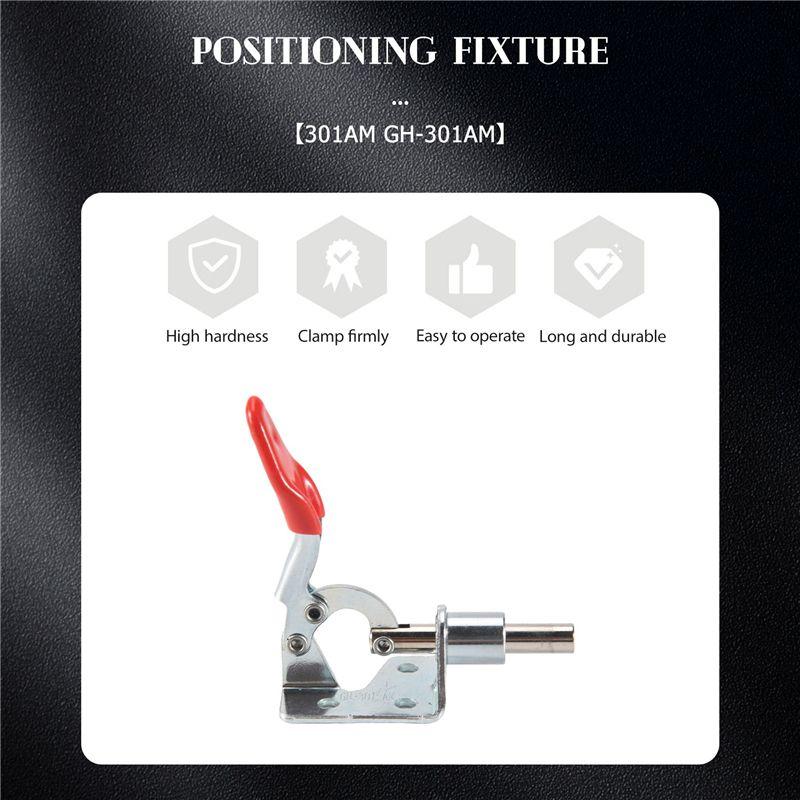 Feb.1Pcs Hand Tool Toggle Clamp Vertical Clamp Stroke Push Pull 301AM GH-301AM