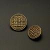10 Pcs 15/20/25Mm Circular Vintage Metal Buttons For Clothing Decoration Hand Sewn Buttons Jackets Suits Sweaters Shirt Buttons