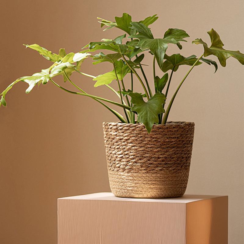 Rattan Woven Flower Pot Cover and Basket for Home Decoration