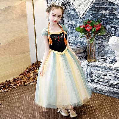Spanish Kid Girls Floral Print Dress Christmas Party Pageant Long sleeve Outfits