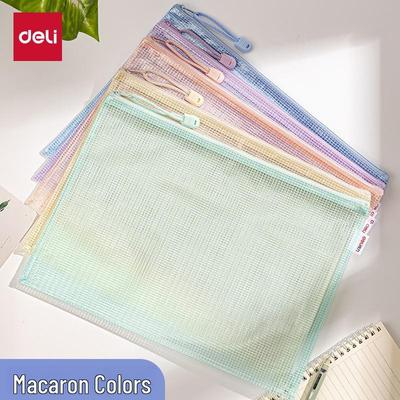 A4 Wasserdichte Transparente Studenten-Aktenmappe mit Reißverschluss - Verdickte Aufbewahrung & Klassifizierung (Modell 63483)