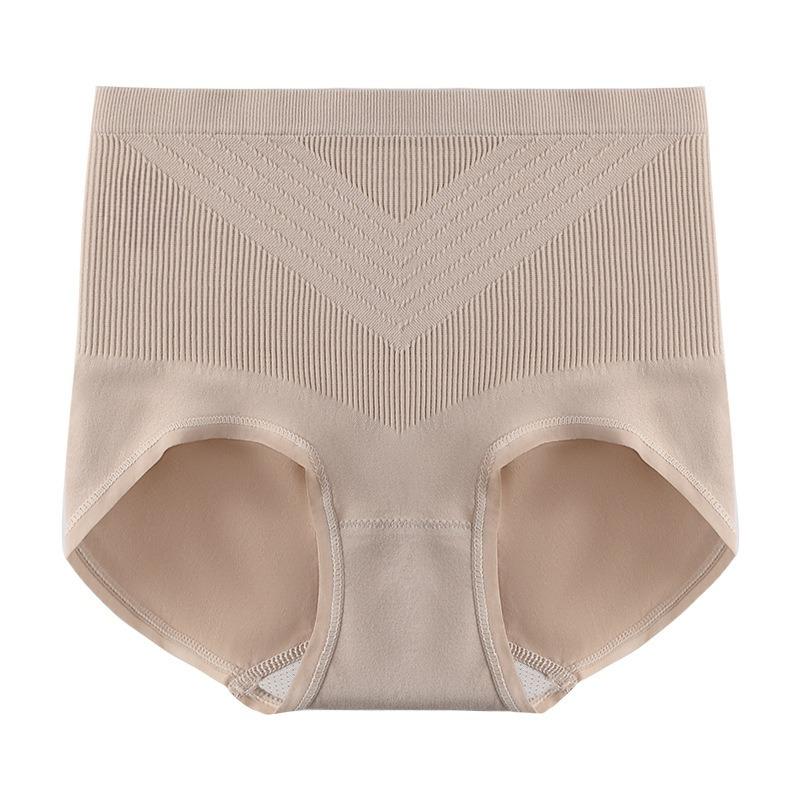 Slip a triangolo da donna estivi tinta unita 7A in seta di gelso antibatterici a vita alta per comfort addominale a contatto con la pelle