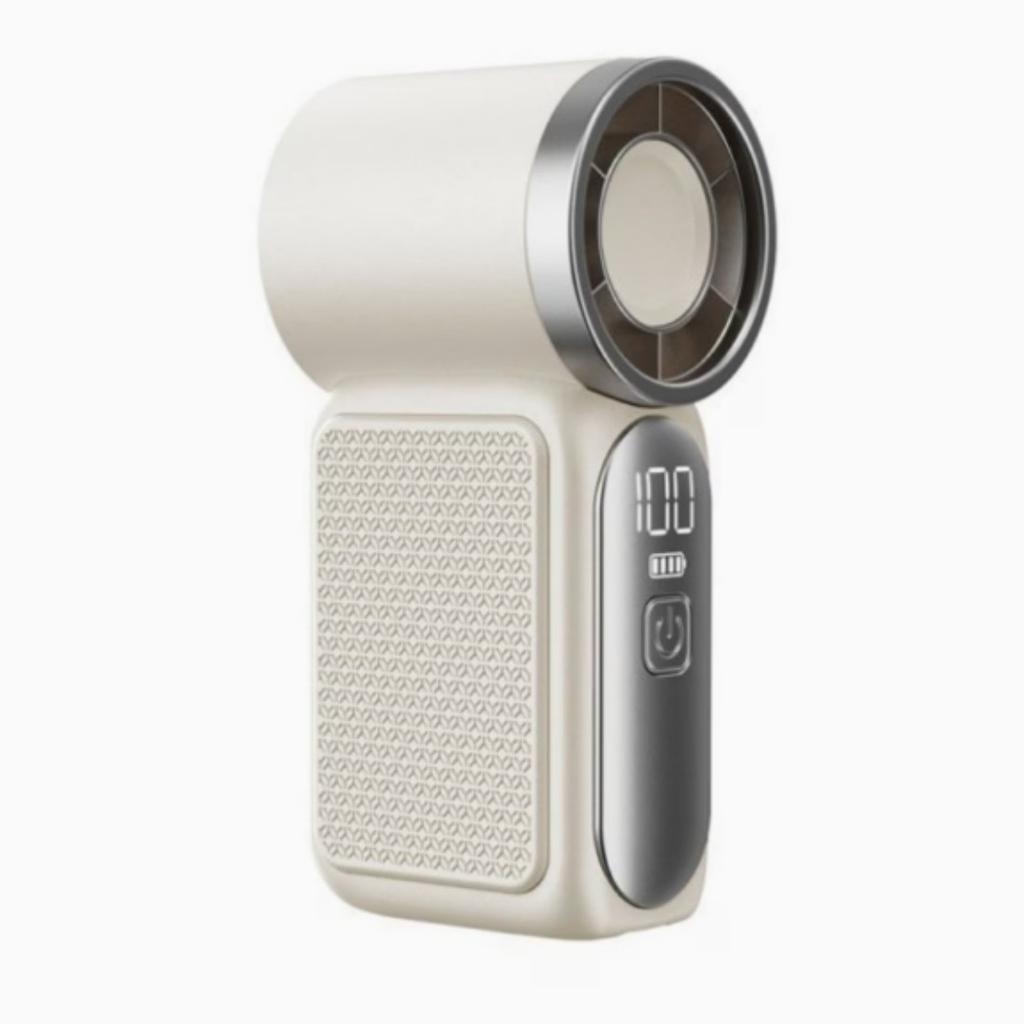 2026 New Model High-Speed Mini Handheld Fan 100-Speed Turbo Blower USB Rechargeable Long-Lasting Portable Outdoor Cooling Fan