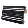 Car Audio Amplifier Class-AB 4-Channel Car Speaker Amplifier with High-Fidelity Stereo Sound, 2/4