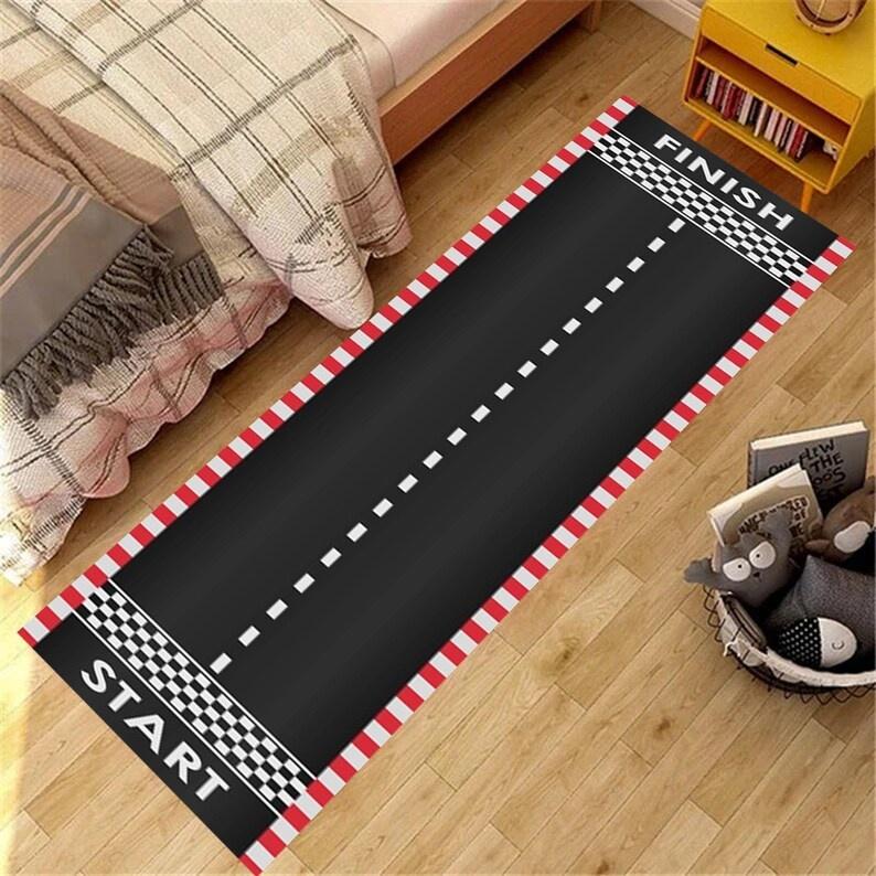 Běžecký koberec na dráhu Dětská teplá lezecká podložka Koncový závodní dráhový koberec Obývací pokoj Ložnice Domácí dekorace