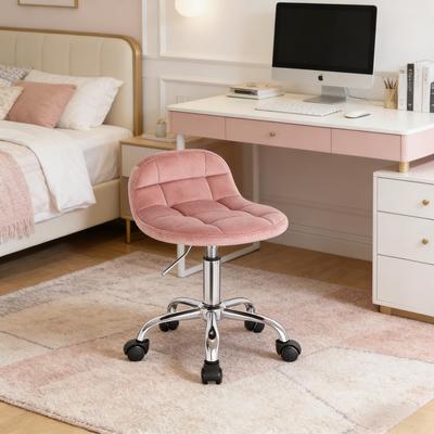 Office Chair, Living Room Chair, Office Stool with Casters, Swivel Computer Vanity Chair (Chairs Only)