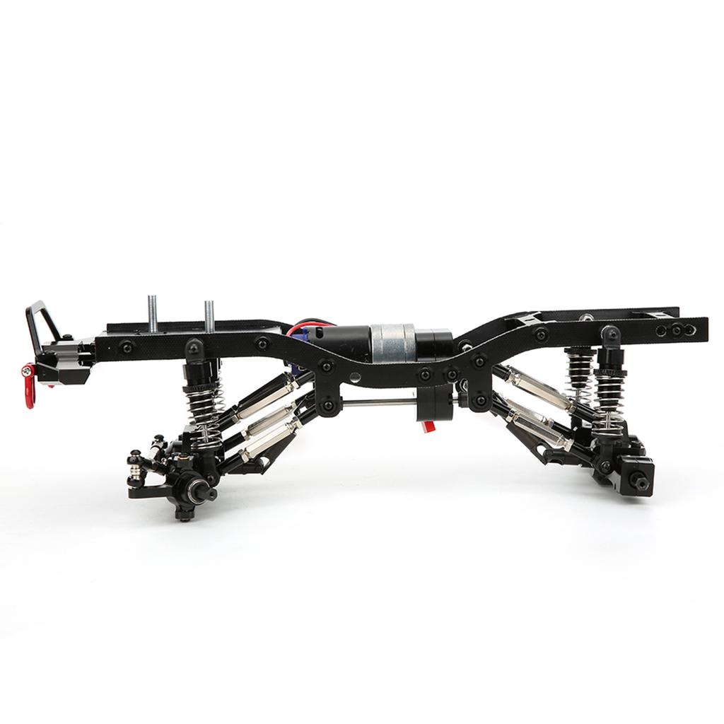 Metal 1 16 RC Car Body Chassis Frame Kit Accessory Fits for WPL C14 C24(Black S WPL C14BL )