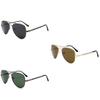 Trendy 2023 Summer Men's Sunglasses Metal Polarized Sun Glasses Black Frame Grey Lens Uv400
