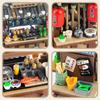 HIGH GODO Japan Street Mini Building Set, MOC Cute Takoyaki Shop Creative Japanese Architecture Set, Collectible Gifts for Adults Kids 6-12, NOT