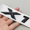 3D ABS Autoaufkleber Logo X1 X2 XDrive20d Heckklappen-Emblem Kotflügel Seiten-Emblem Für BMW Xdrive X1 X2 X3 320d 320i E84 F48 F39 U10 uq2