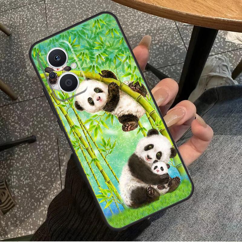 

Панда Животное Милый Медведь Для OPPO Reno 11F 12F 13F 14F 8T 10 11 12 13 14 Pro 8 7 Lite OPPO Find X8 X6 X5 X9 Pro Чехол OPPO Reno11