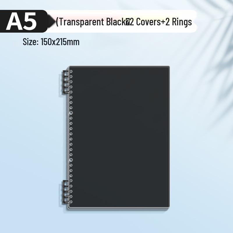 

Папка-биндер А4 с мягкой обложкой на разъемных кольцах, формат B5, кольцевой механизм, спиральное скрепление, перфорированная, обложка для блокнота (Кольца-клипсы продаются отдельно)